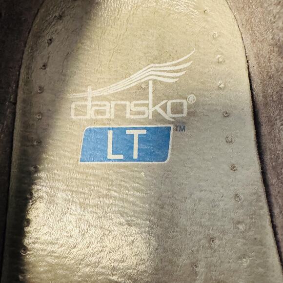 Dansko Shoes Womens 7.5 Black Leather LT Professional Clog Comfort Work Nursing - Picture 11 of 13